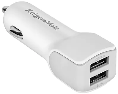INCARCATOR AUTO USB DUAL 2.1A SI 1A K&M