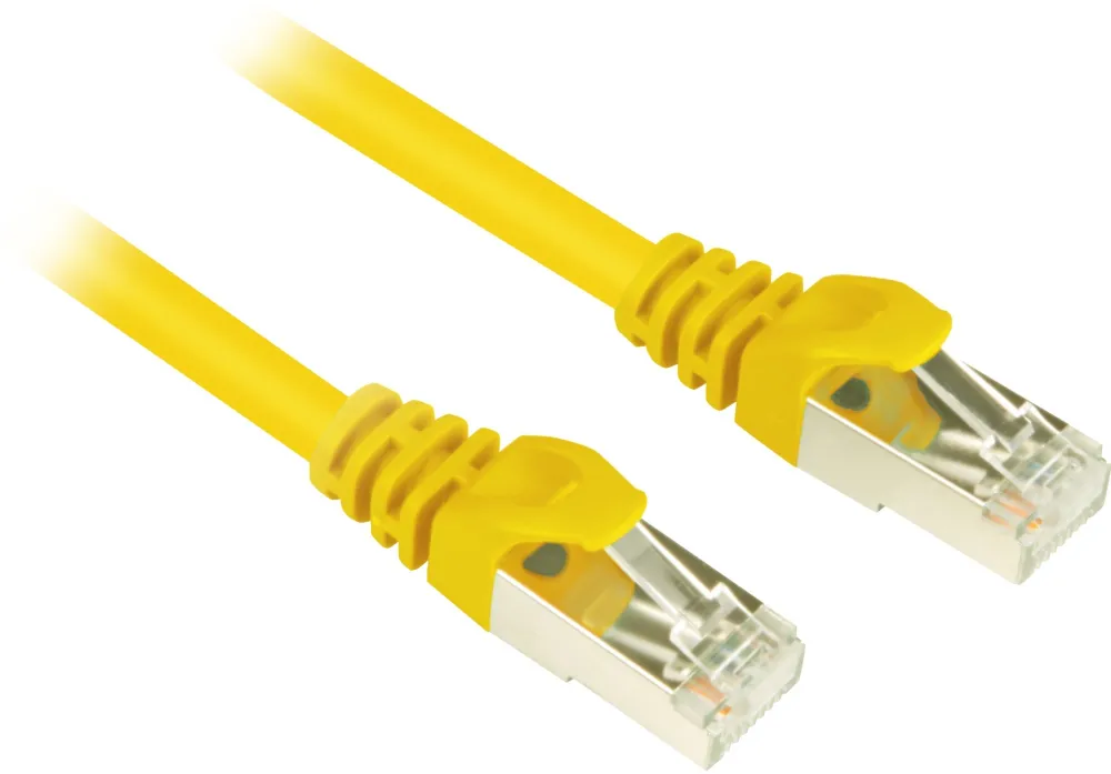 Cablu retea Sharkoon RJ45 CAT.6 SFTP galben 1.5 m