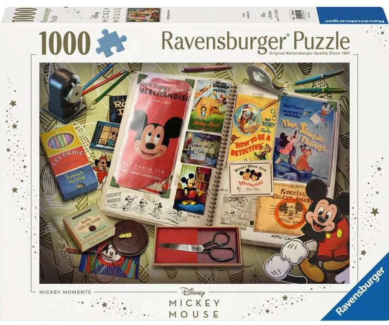 Ravensburger Puzzle 1950 Mickey Moments 1000 pieces