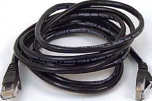 Cablu patch retea GOOBAY 95379 Cat6 U/UTP plat negru 0,5 m