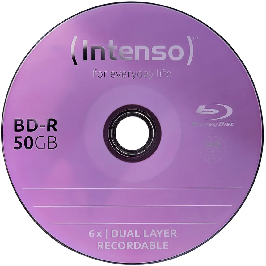 Intenso BD-R 25 GB (6x, 50 pieces, retail)