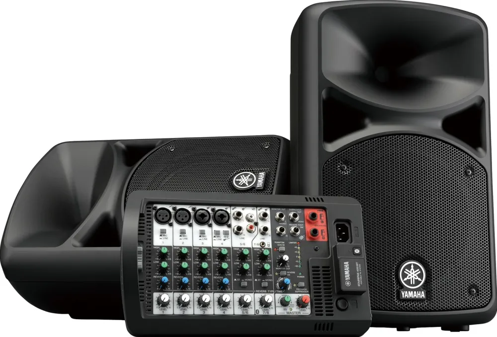 Sistem PA portabil Yamaha Stagepas 400BT cu mixer 8 canale si amplificator incorporat