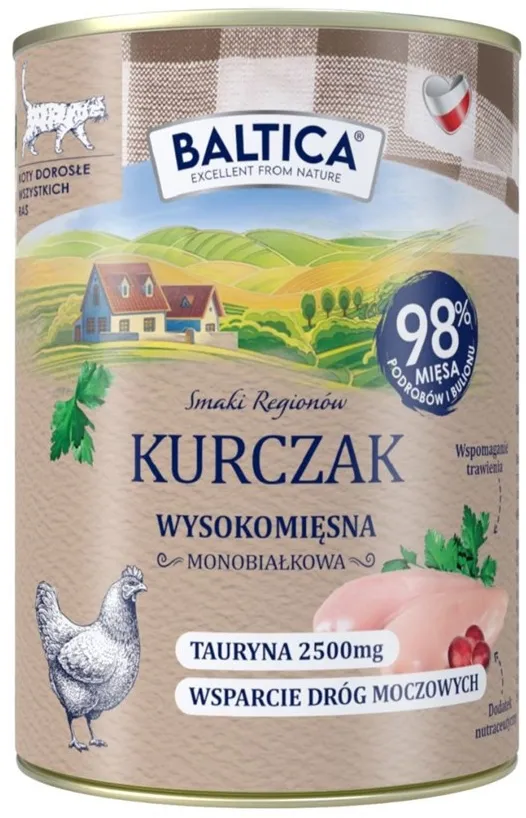BALTICA Flavors of the Regions Chicken  Mono - wet cat food - 400g