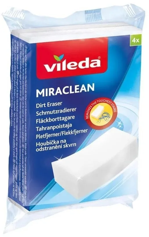 Vileda Miraclean Magic Sponge, 4-pack