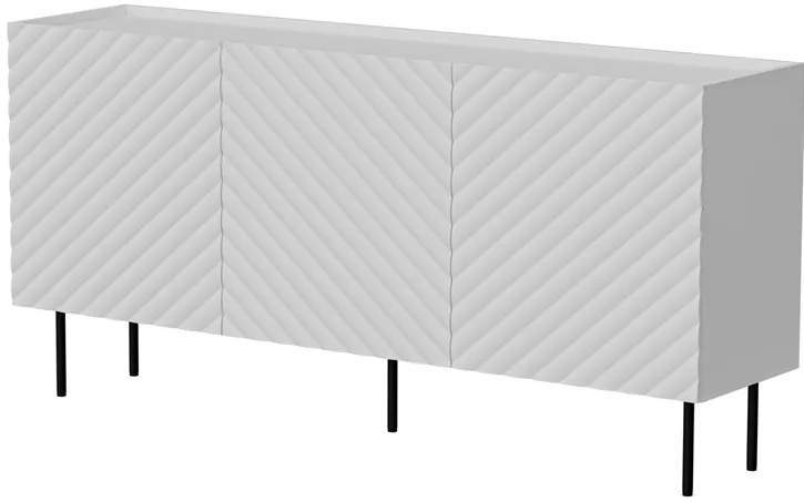 Cama LUCCA 3D chest of drawers 165x40x80 white
