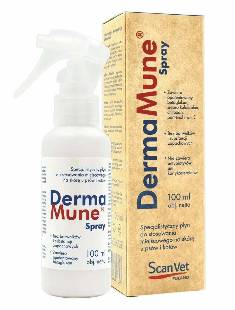 Spray pentru caini si pisici ScanVet DermaMune 100 ml