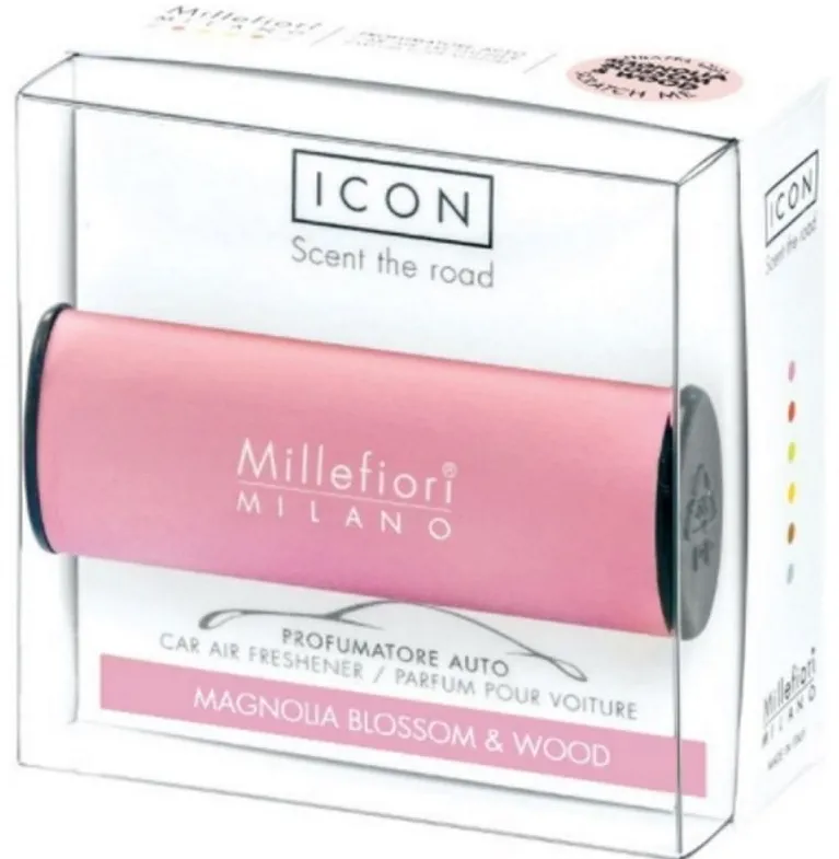Car Air Freshener PINK - MAGNOLIA BLOSSOM & WOOD MILLEFIORI