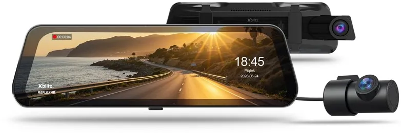 XBLITZ REFLEX 4K DVR 4K HDR PREMIUM CON CÁMARA DE MARCHA ATRÁS, WI-FI Y GPS