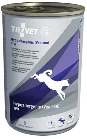 TROVET Hypoallergenic VPD with venison - Wet dog food - 400 g