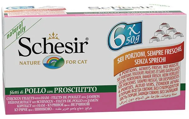 Hrana umeda pentru pisici Pui si Sunca 6x50gr