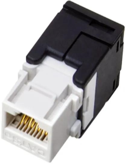 Conector RJ45 mama Alantec MB001 negru/alb