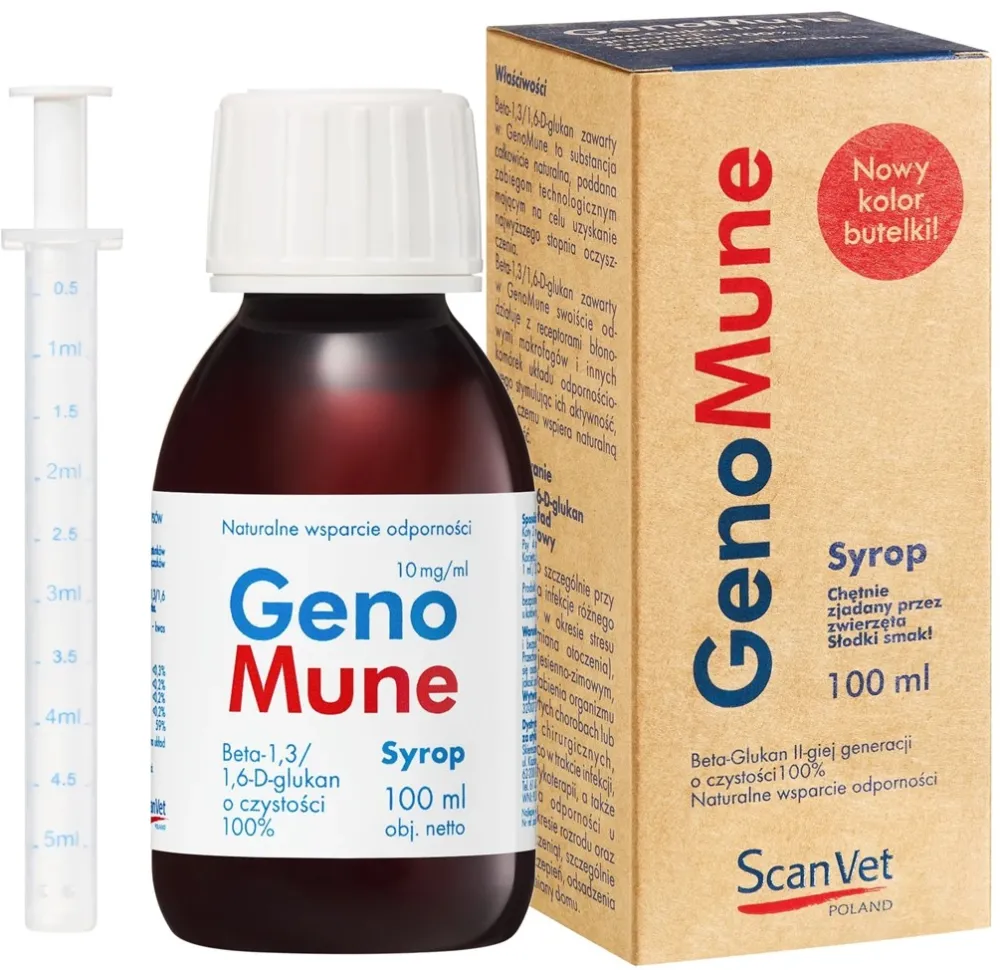 Supliment pentru caini si pisici ScanVet GenoMune 100 ml