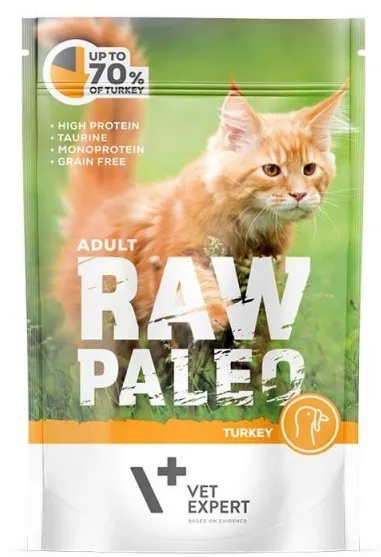 VETEXPERT Raw Paleo Adult Cat Turkey - wet cat food - 100 g