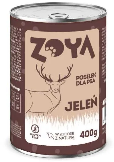 ZOYA Deer - wet dog food - 400g