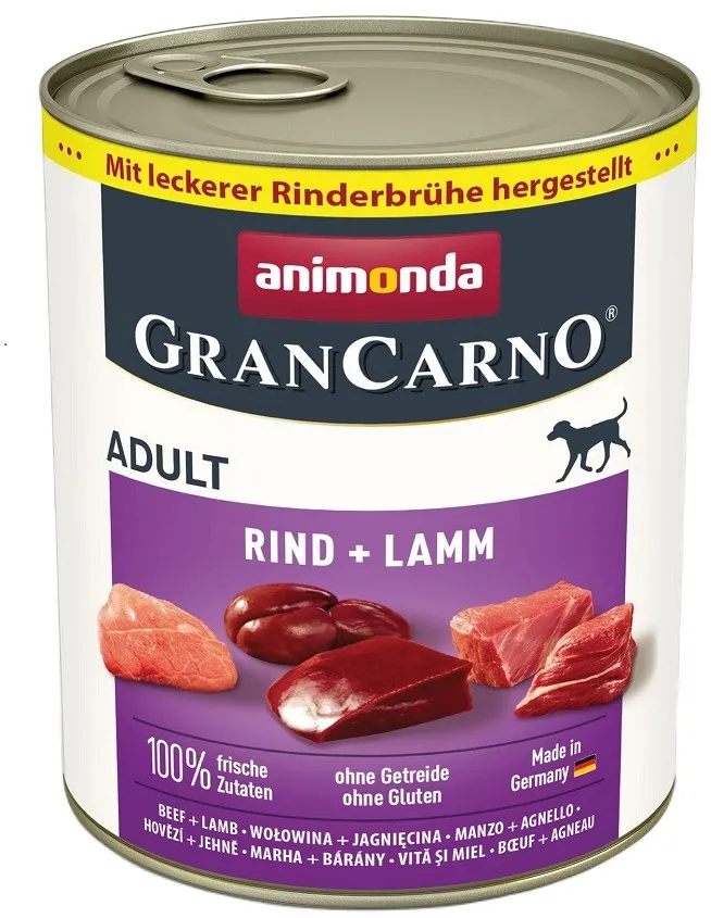 ANIMONDA GranCarno Original Adult Beef with lamb - wet dog food - 800 g
