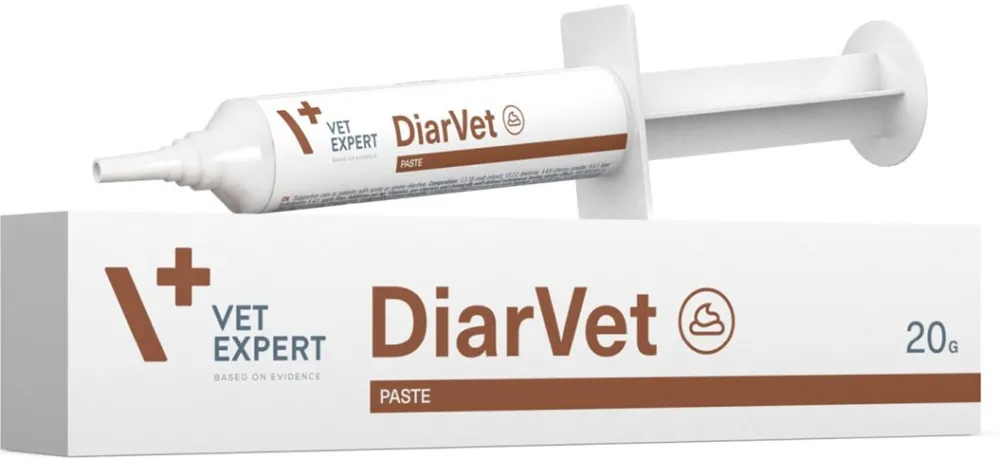 Supliment pentru caini si pisici VetExpert Diarvet pasta 20 g