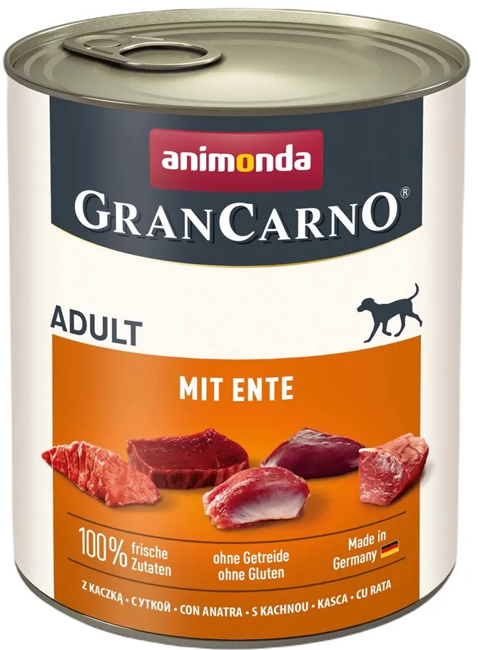 ANIMONDA GranCarno Adult with Duck - wet dog food - 800g
