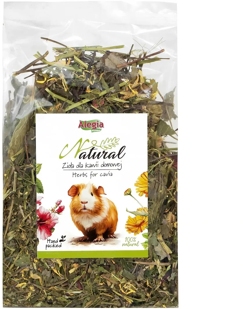 Recompensa cu ierburi pentru porcusori de Guineea ALEGIA 100 g