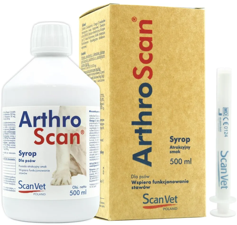 SCANVET ArthroScan Syrop - supplements for dogs - 500ml