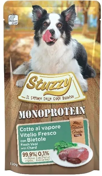 STUZZY Monoprotein Veal with beetroot - wet dog food - 150g