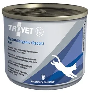 TROVET Hypoallergenic RRD with rabbit - wet cat food - 200g