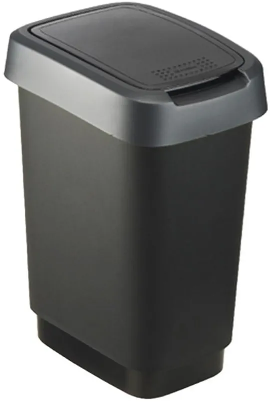 ROTHO Twist Silver - trash bin – 25l