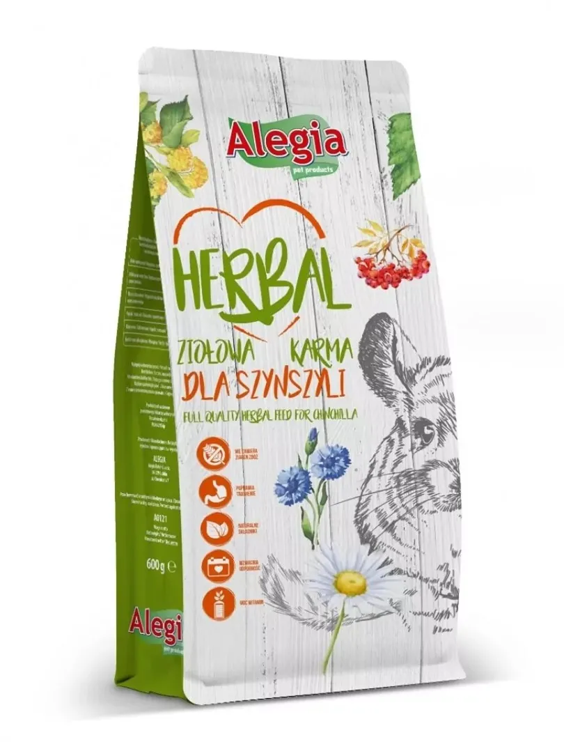 ALEGIA Herbal - dry food for chinchillas - 600g