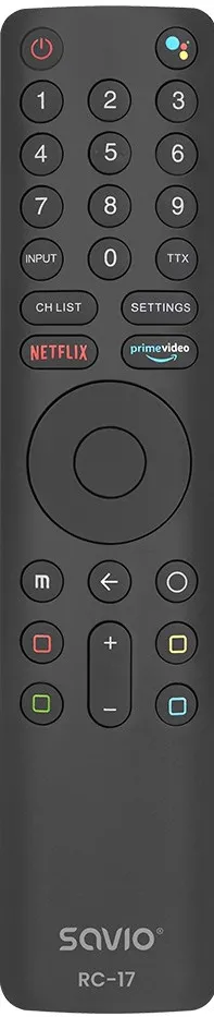 SAVIO Telecomanda universala SAVIO RC-17 pentru televizor Xiaomi, neagra, 10m