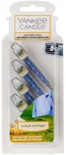 VENT STICK CLEAN COTTON YANKEE Scented Air Freshener