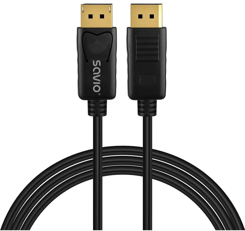 Savio CL-205 DisplayPort cable 2 m Black