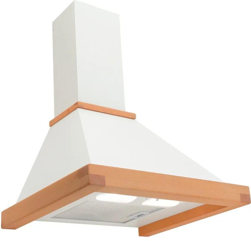 AKPO Hota decorativa WK-4 Rustica Eco 60, putere de absorbtie 420 m3 / h , 3 viteze , 60 cm crem