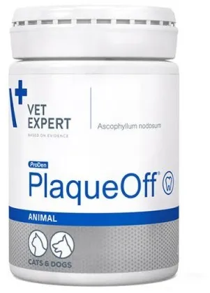 Supliment pentru igiena orala VetExpert Plaque Off pentru caini si pisici pudra 40 g