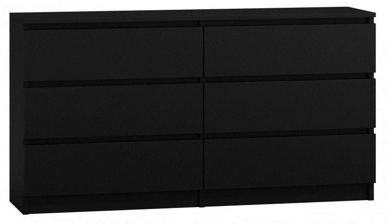 Topeshop M6 140 CZAR 2X3 chest of drawers