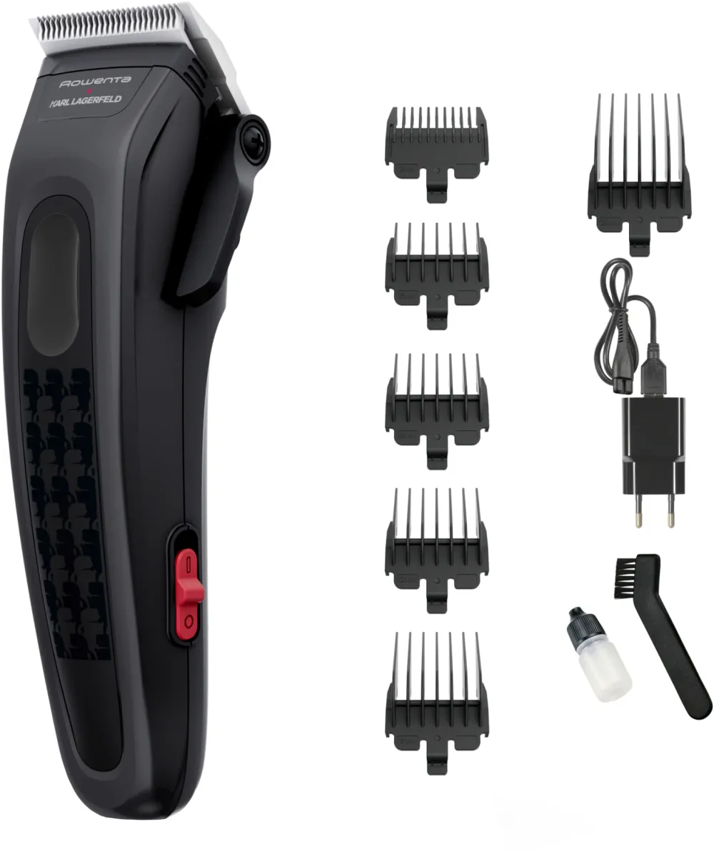 Aparat de tuns Rowenta x Karl Lagerfeld Perfect Line TN152LF0 5200 rpm negru