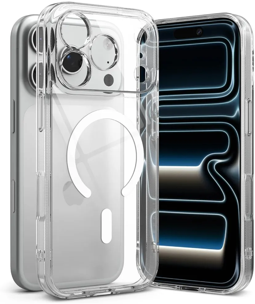 Husa Ringke Fusion Magnetic MagSafe pentru iPhone 18 Pro Max / 17 Pro Max transparent