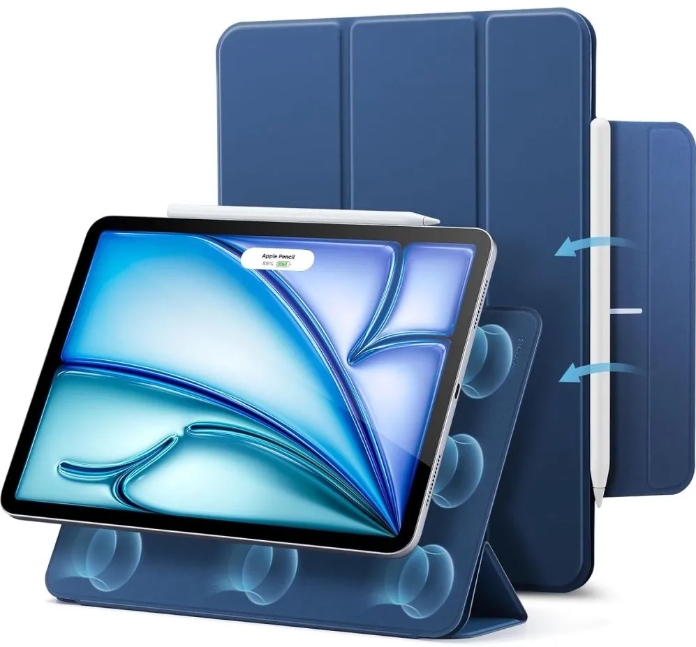 Husa ESR Rebound Magnetic pentru iPad Air 10,9" (2020/2022) / 11" (2024/2025/2026) bleumarin