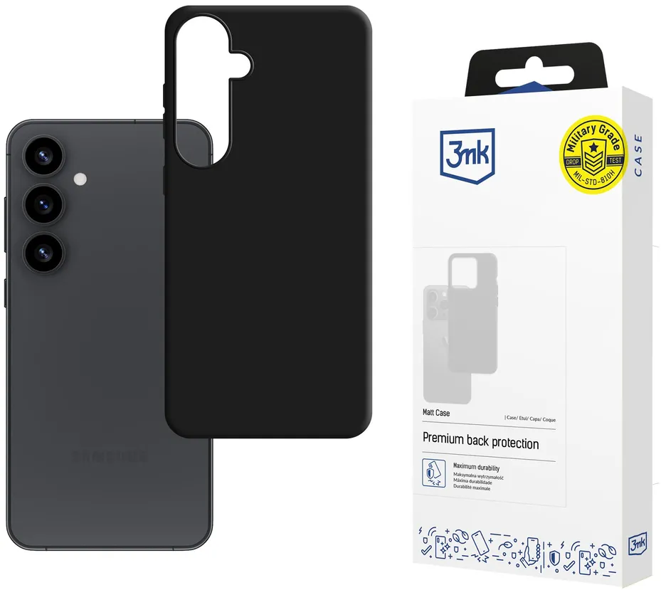 Husa 3MK Matt Case Samsung Galaxy S25+ negru