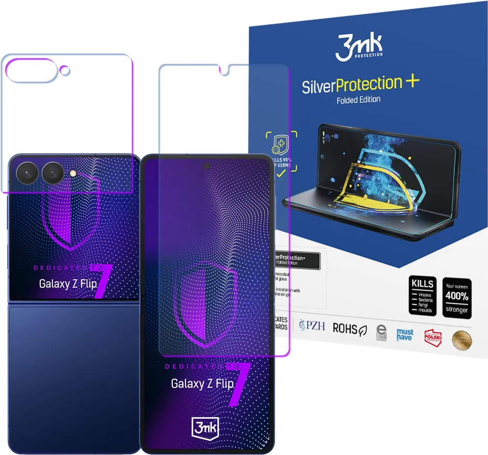 3mk SilverProtection+ Folded Edition protective film for Samsung Galaxy Z Flip 7