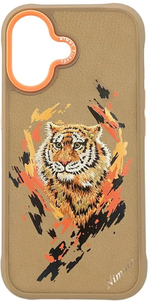 Nimmy Tiger MagSafe case for iPhone 17 - light brown