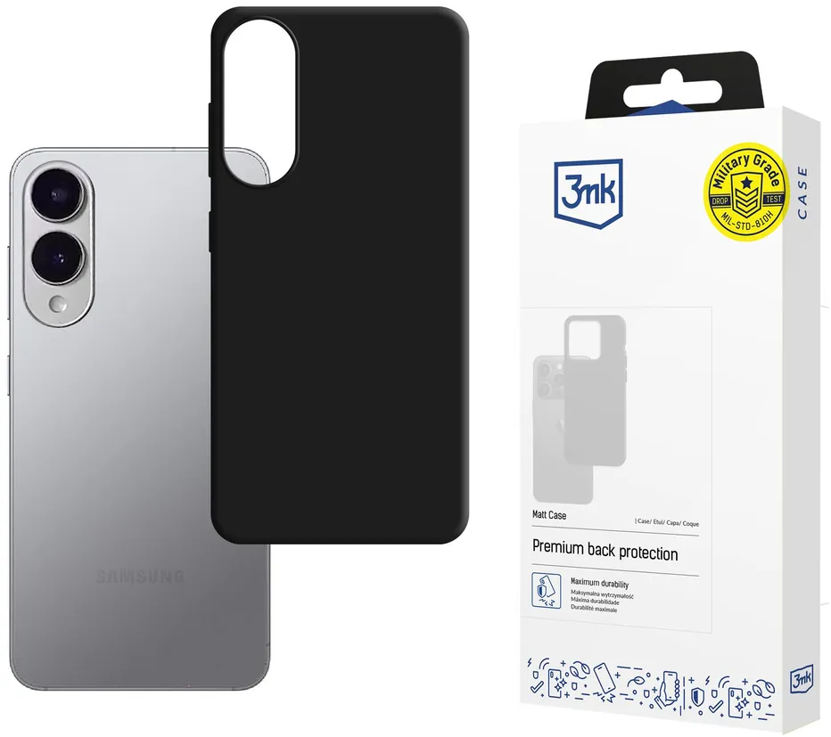 Husa 3MK Matt Case Samsung Galaxy S25 Edge negru
