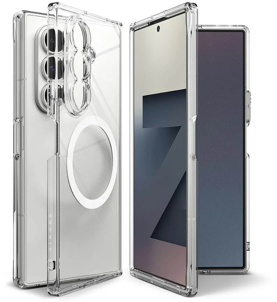 Husa Ringke Fusion Magnetic MagSafe Samsung Galaxy Z Fold 7 transparent