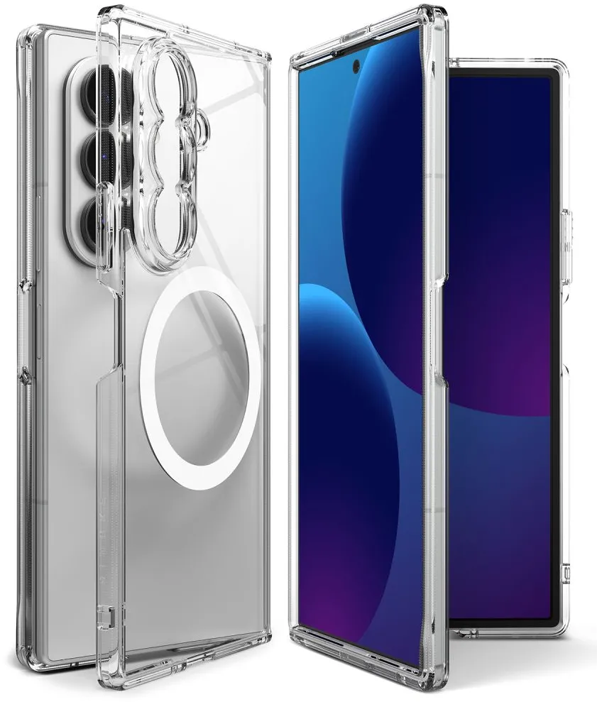 Husa Ringke Fusion Magnetic MagSafe Samsung Galaxy Z Fold 8 Ultra transparent