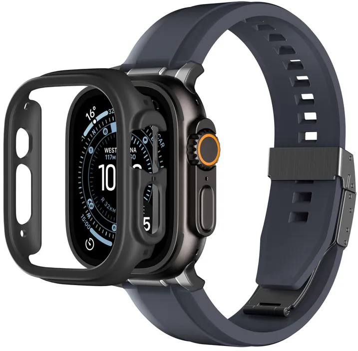 Husa AmazingThing Minimal Apple Watch Ultra 3 49 mm negru
