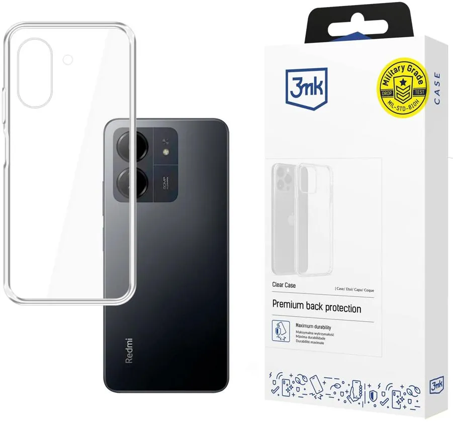 Husa 3MK Clear Case Xiaomi Redmi 13C / Poco C65 transparent