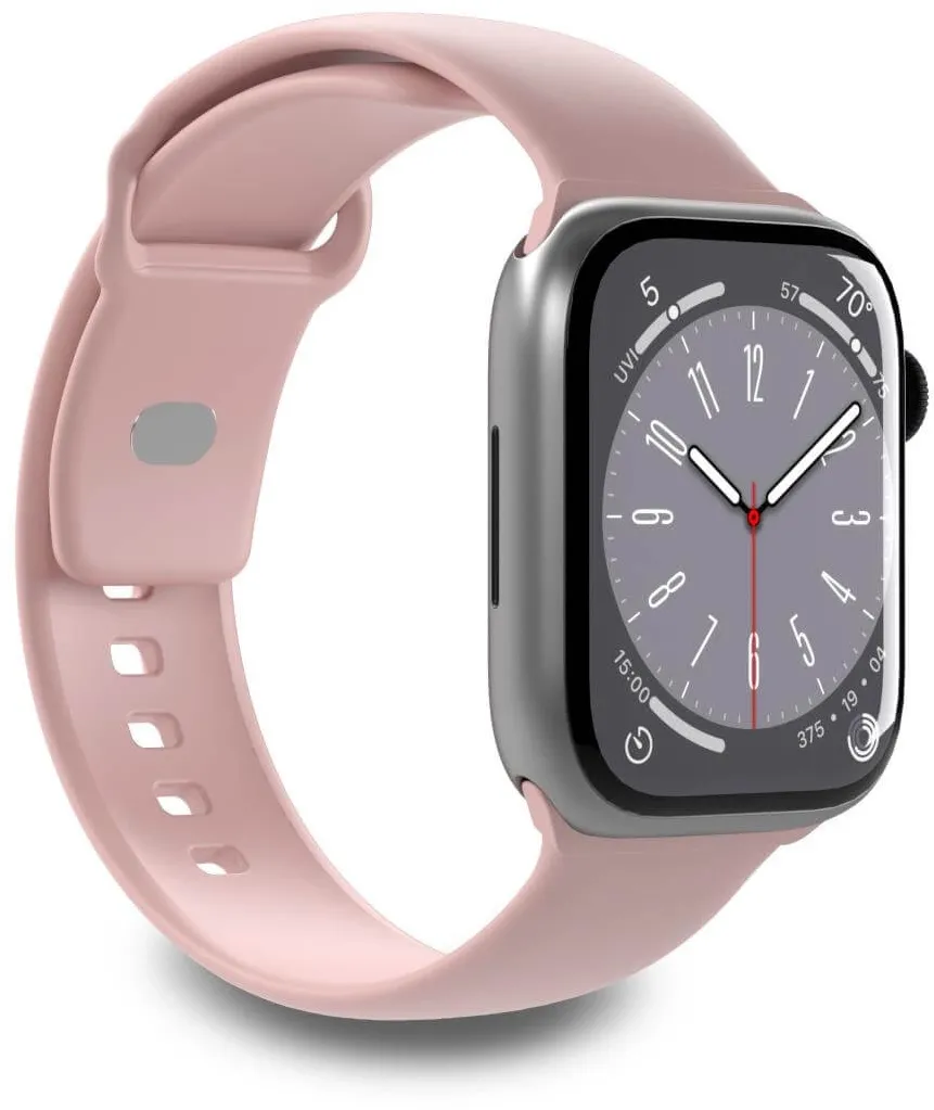 Puro Icon Silicone Strap for Apple Watch 38 / 40 / 41 mm - Pink (2 pcs.)