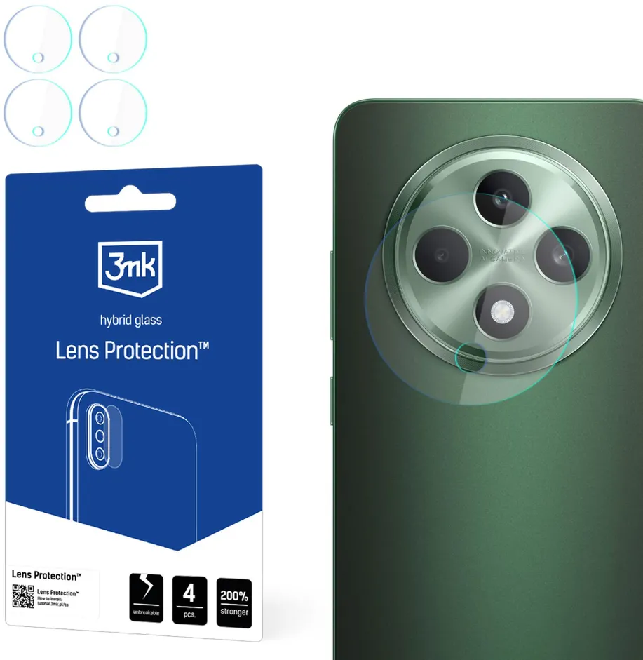 3mk Lens Protection™ Hybrid Camera Lens Glass for Oppo Reno 12 F \ FS