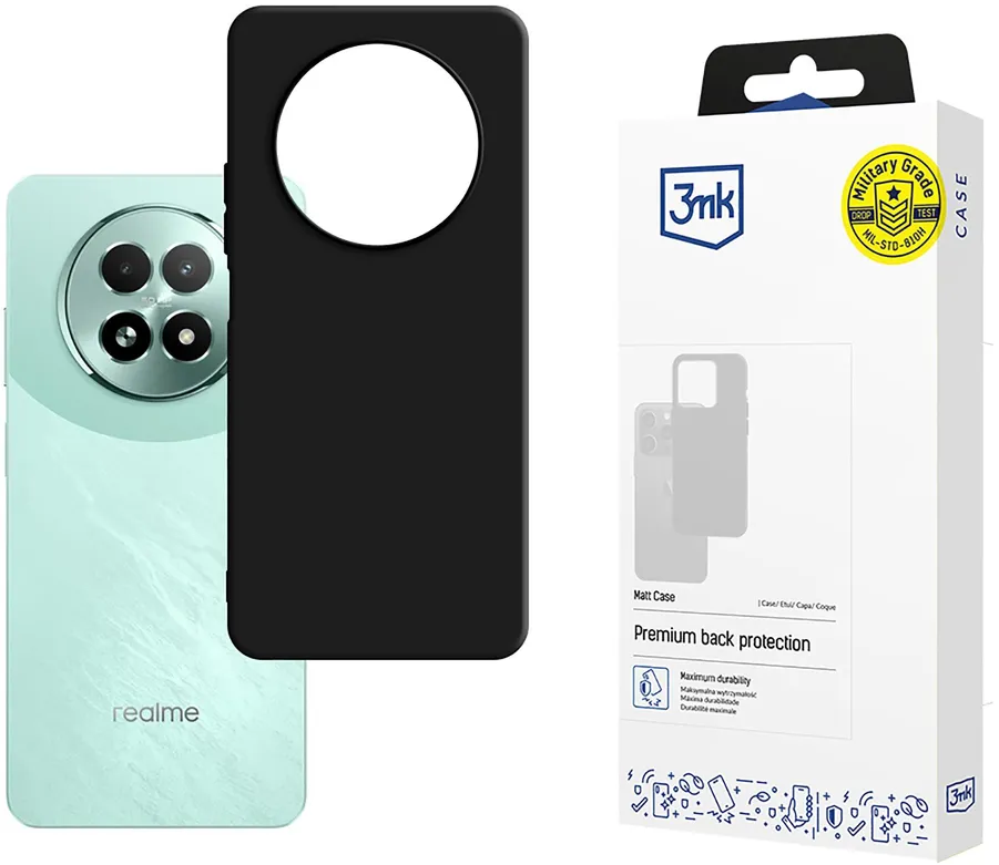 Husa 3mk Matt Case pentru Realme 13 5G negru