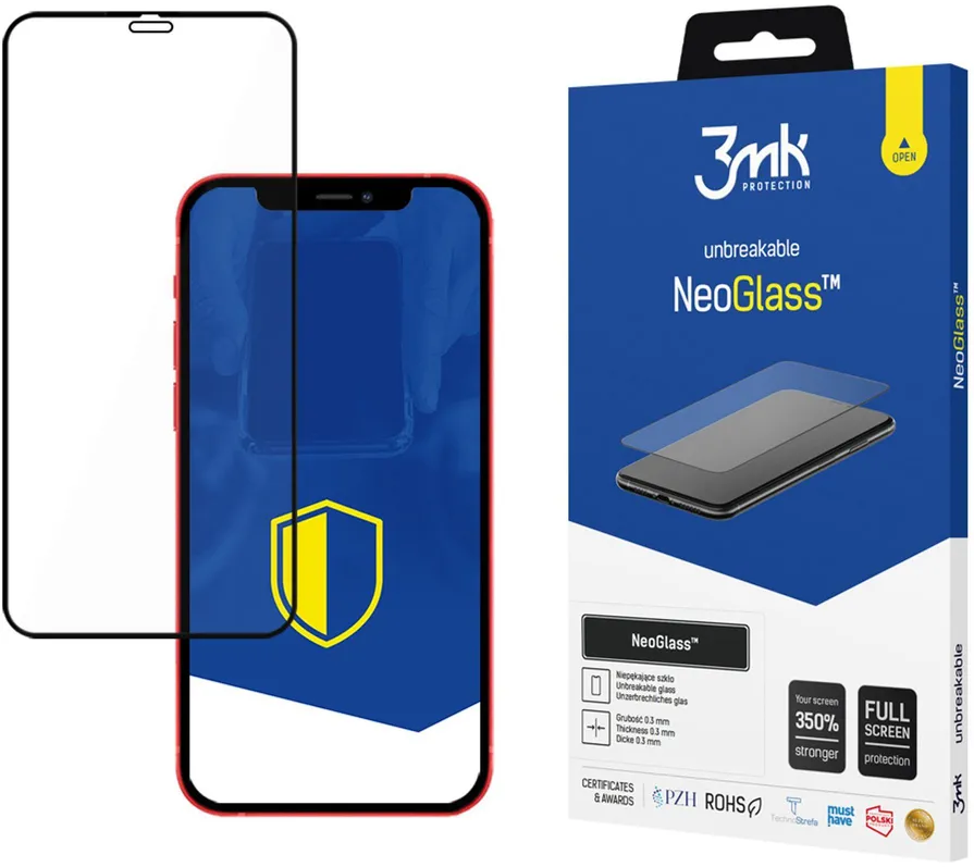 3mk NeoGlass Black composite glass for iPhone 12 Mini