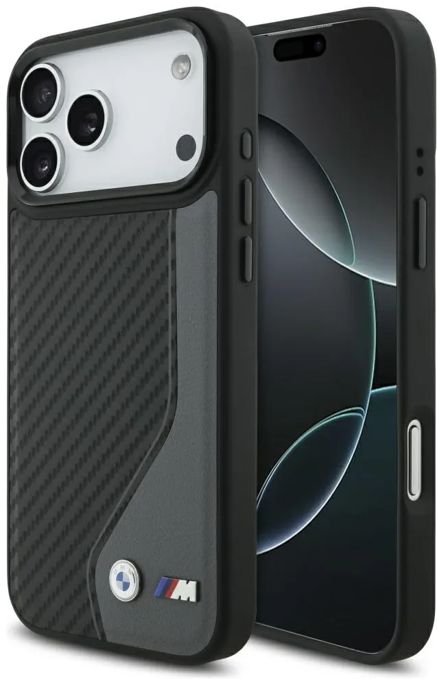 BMW M Carbon Logo MagSafe case for iPhone 17 Pro Max - graphite