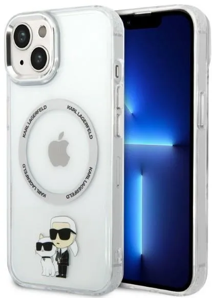 Karl Lagerfeld KLHMP14MHNKCIT iPhone 14 Plus 6.7" hardcase transparent Iconic Karl&Choupette Magsafe